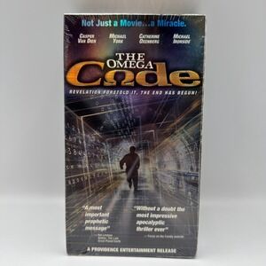 The Omega Code VHS 1999 Movie Casper Van Dien Michael York Sealed New PG-13
